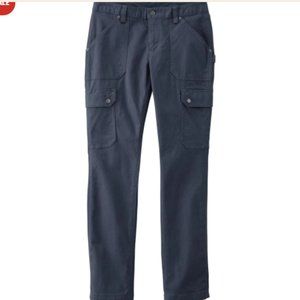 Duluth Trading Co Women's FireHose Slim Leg Cargo Pants Navy 4x29